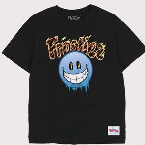 Frostiez/ Black Graphic Tee for Men 2xl